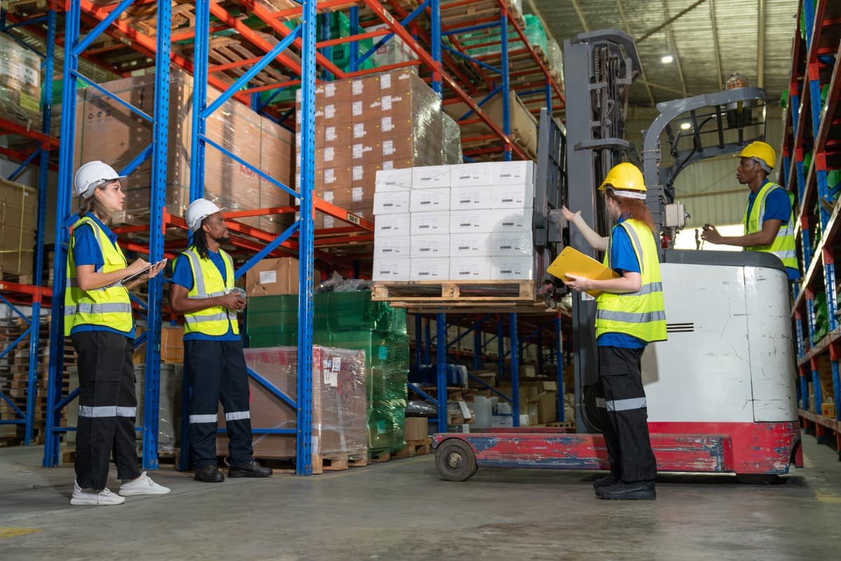Container terminal handling cross-border freight